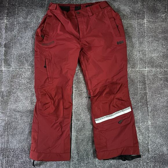 NWOT Women's Helly Hansen Insulated Resort Red Ski Patrol Winter Snow Pants 3XL - Picture 1 of 4